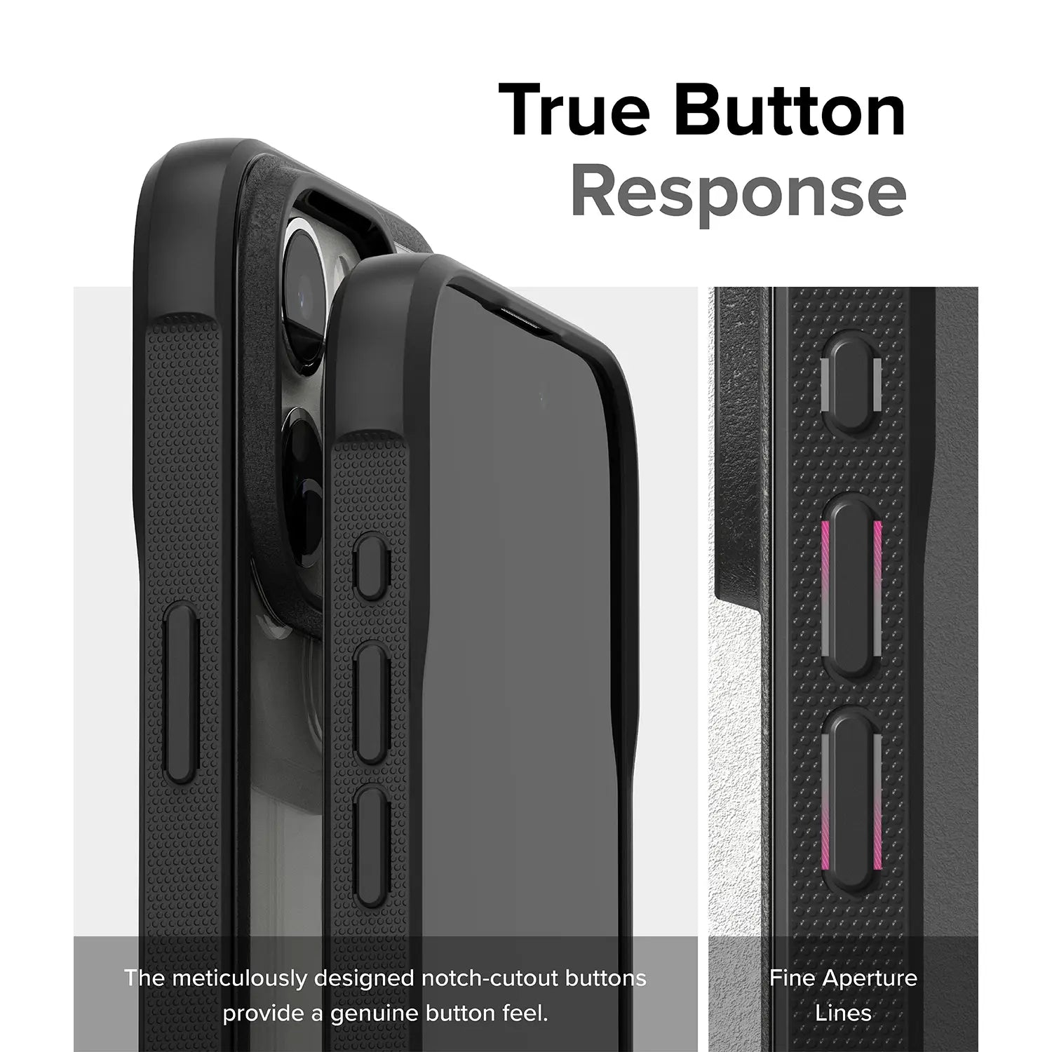 Ringke Fusion Bold Case for iPhone 15 Series, BLACK