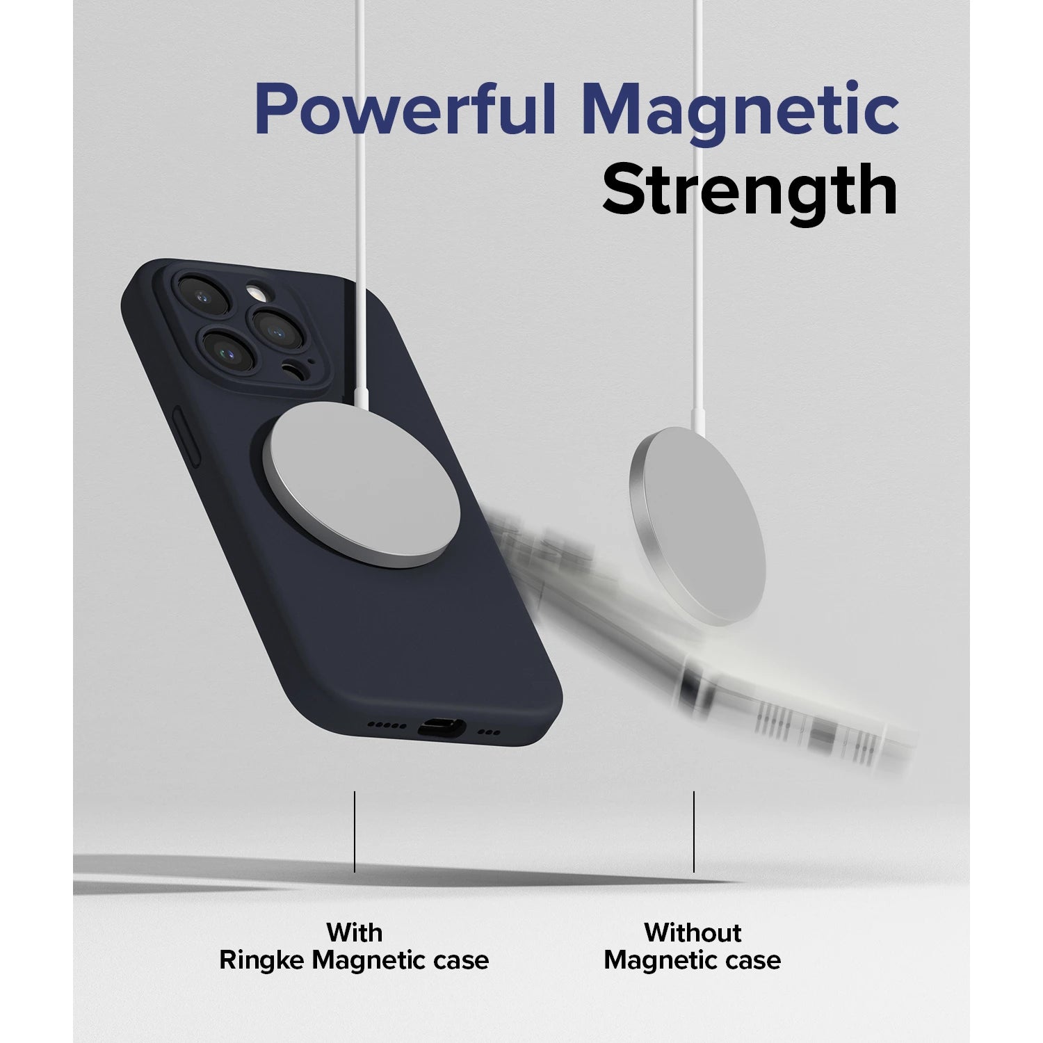 Ringke Silicon Magnetic Case for iPhone iPhone 15 Pro 6.1"/ iPhone 15 Pro Max 6.7"
