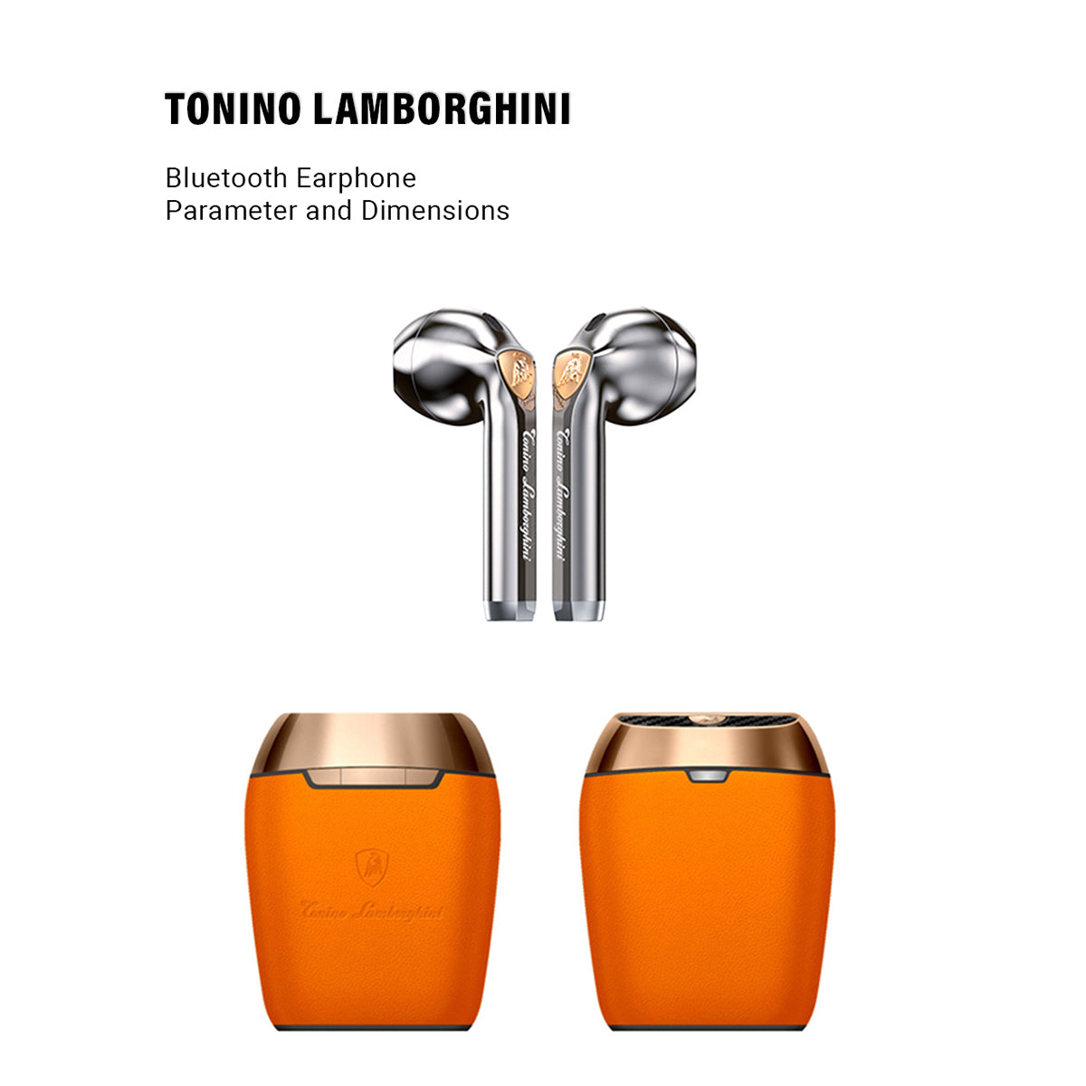 TONINO LAMBORGHINI Luxury TL69 Musician Bluetooth Earphones