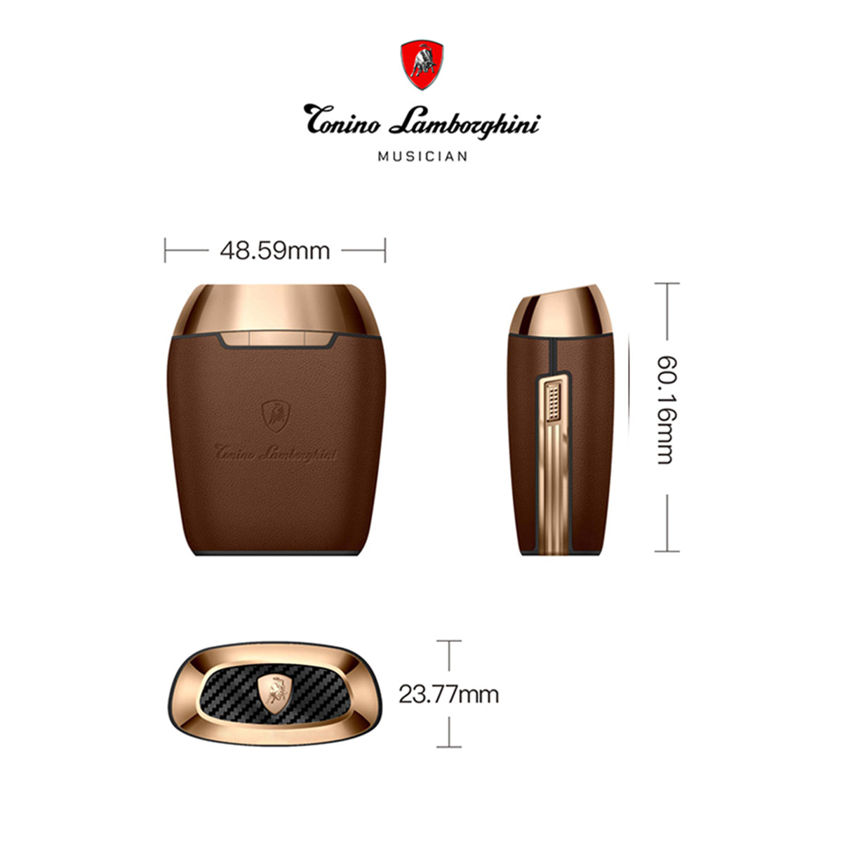 TONINO LAMBORGHINI Luxury TL69 Musician Bluetooth Earphones