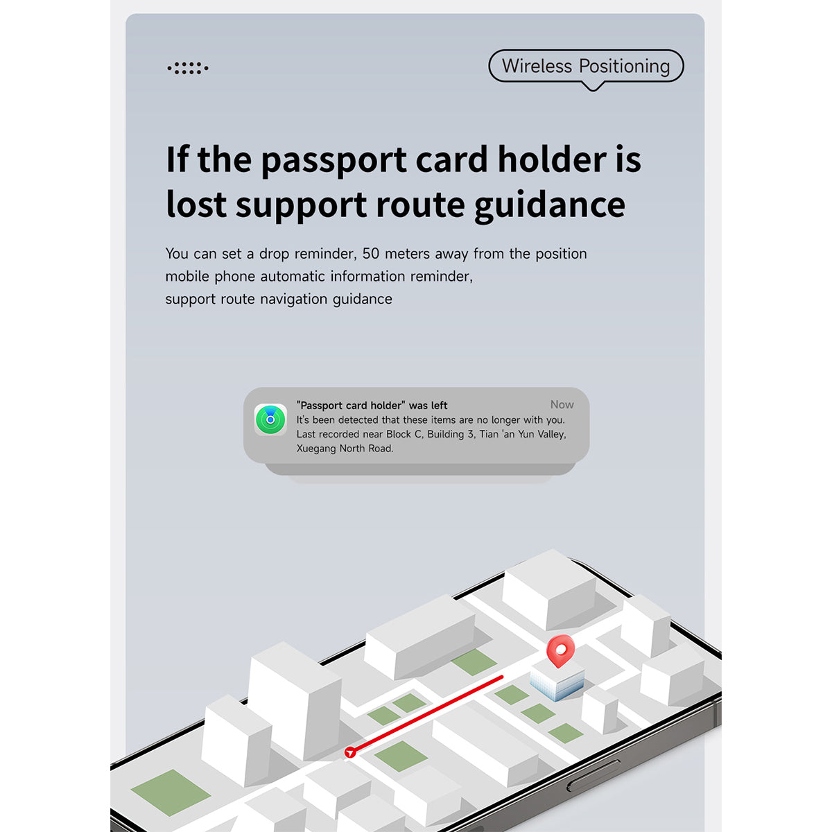 IDMIX Air02 Smart Location Passport Card Holder