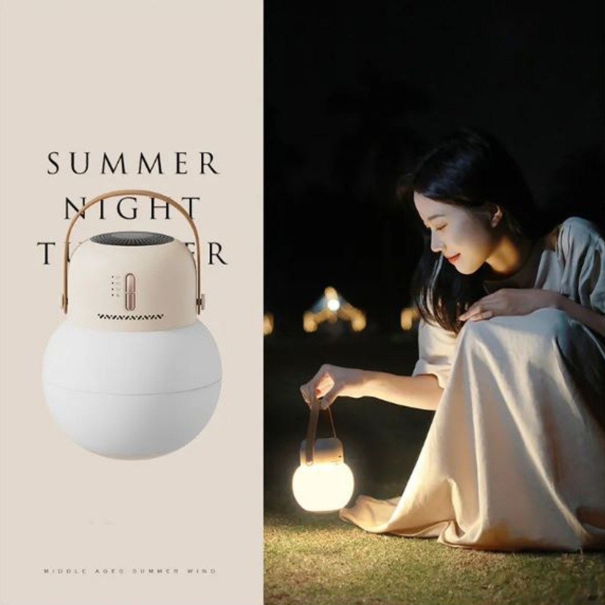 O2W SELECTION SOTHING Fun Portable Mosquito Repellent Lamp, White