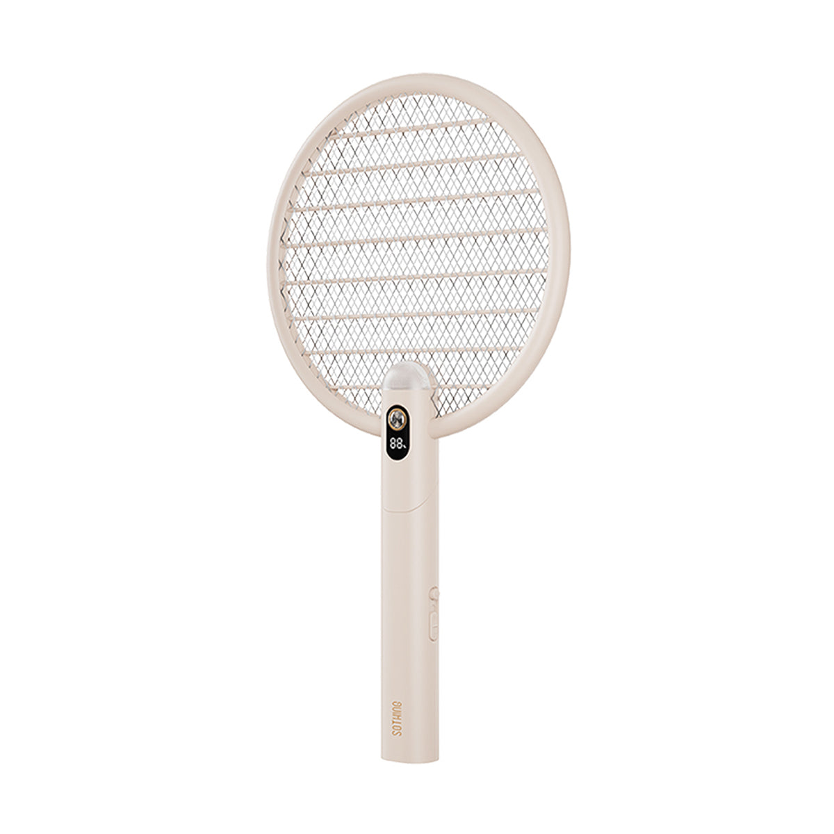 O2W SELECTION SOTHING NET Electric Mosquito Swatter-Smart Edition, White