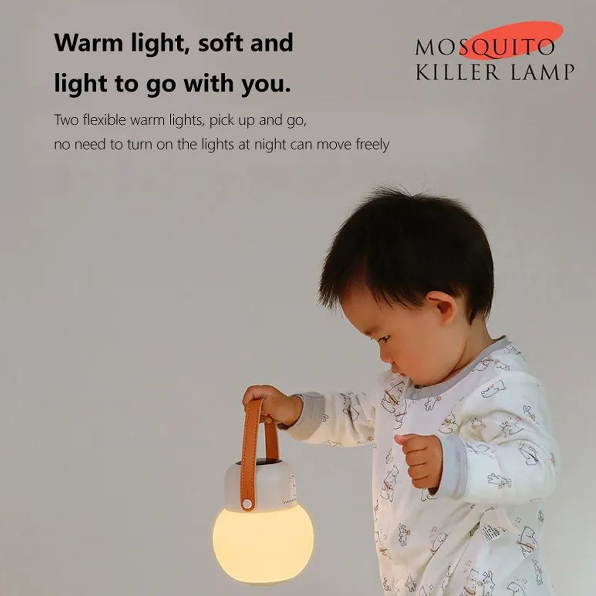 O2W SELECTION SOTHING Fun Portable Mosquito Repellent Lamp, White