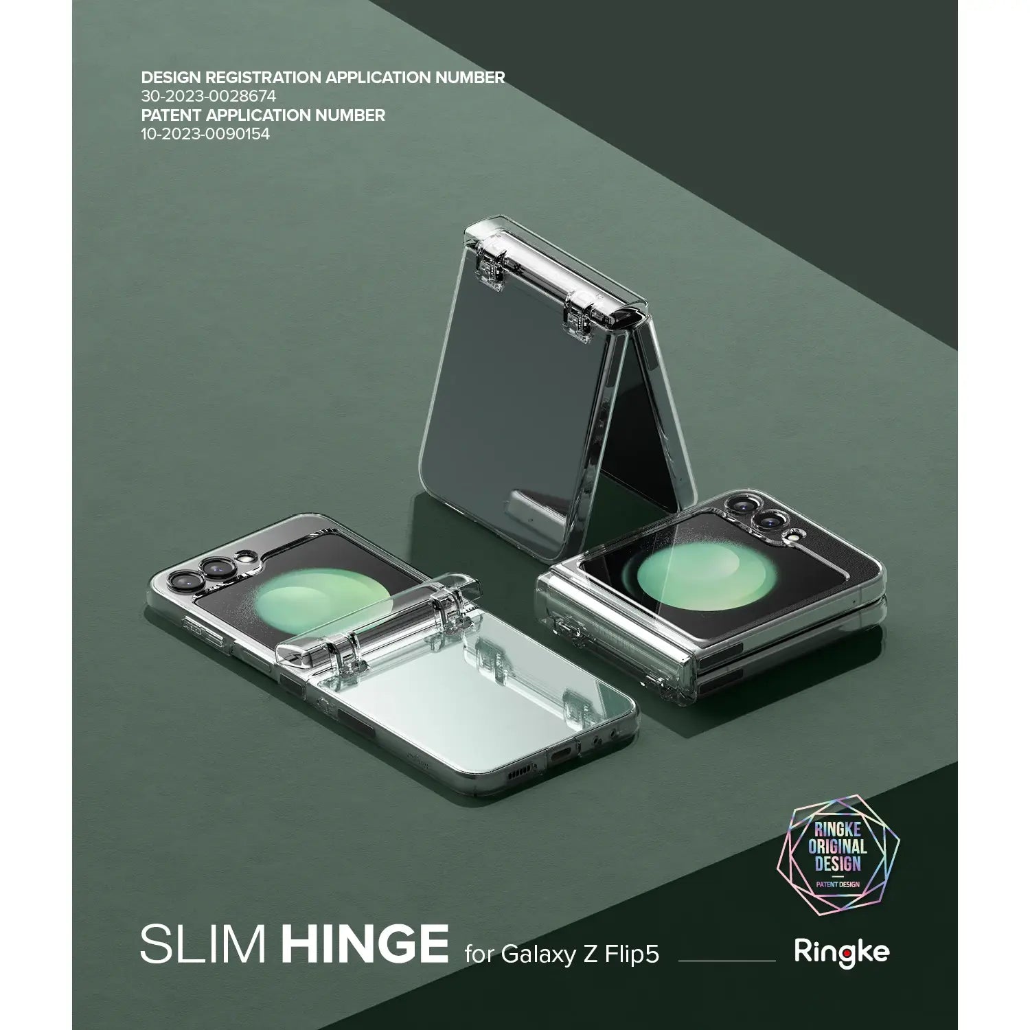 Ringke Slim Hinge Case for Samsung Galaxy Z Flip 5, Clear