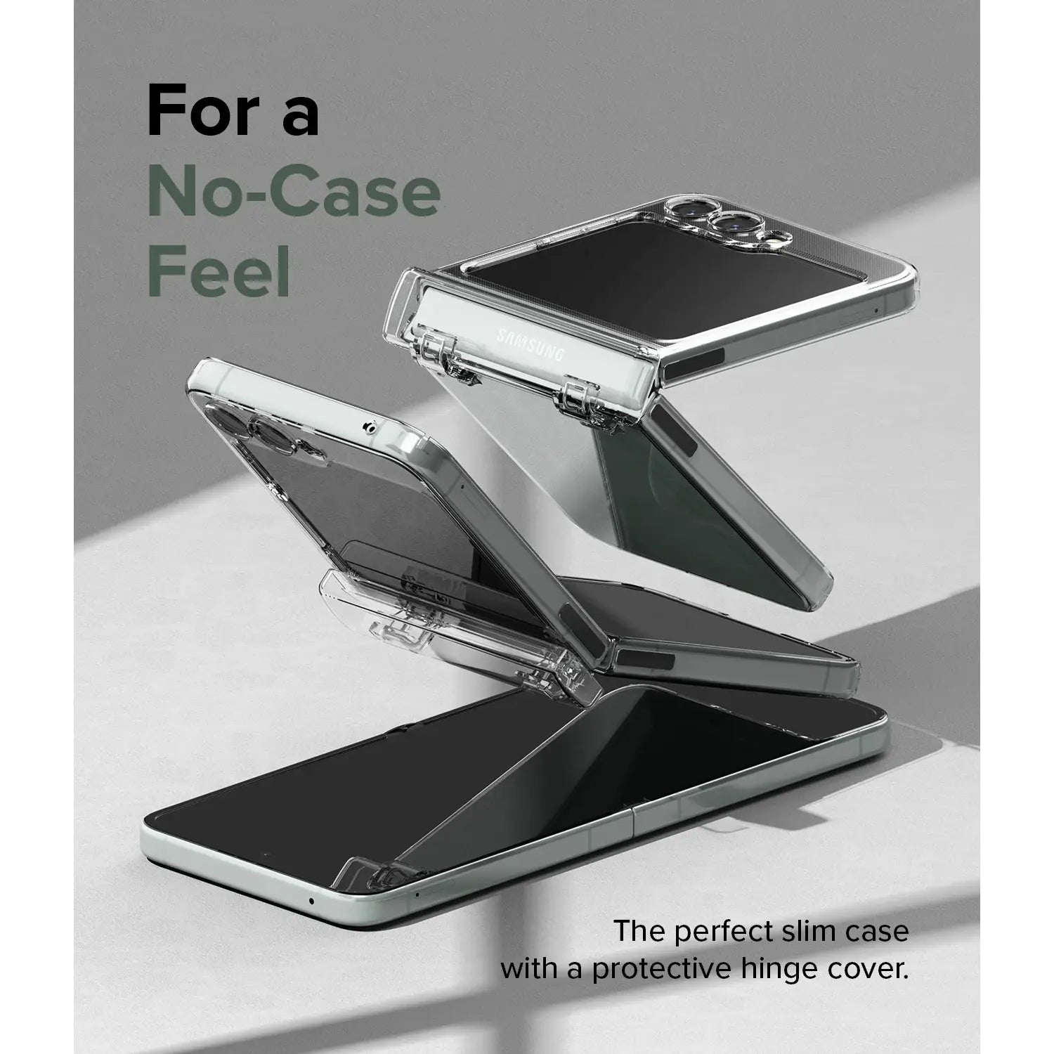 Ringke Slim Hinge Case for Samsung Galaxy Z Flip 5, Clear