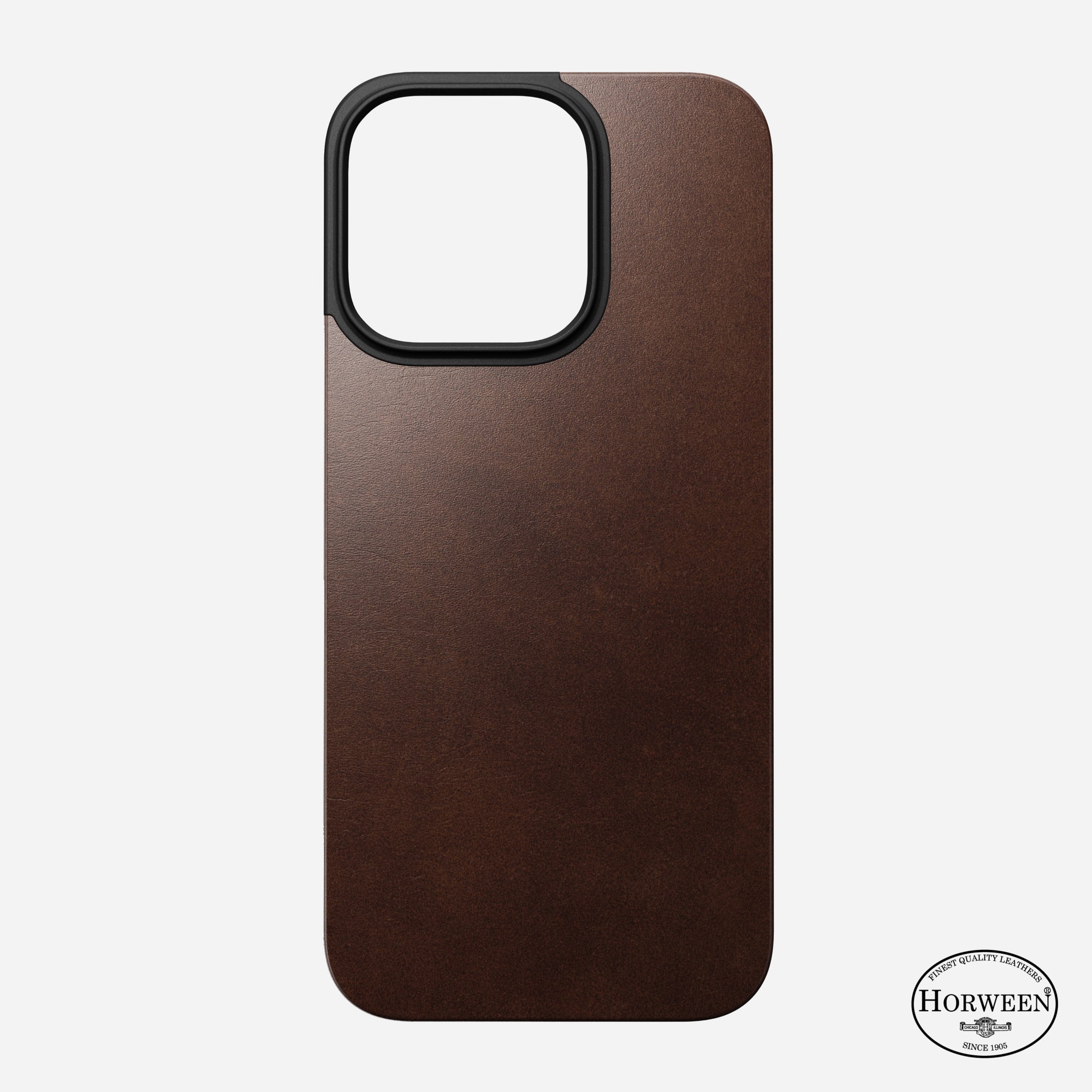 NOMAD Magnetic Leather Back Case with MagSafe Compatible for iPhone 16 Pro 6.3" / 16 Pro Max 6.9" By Horween® Leather