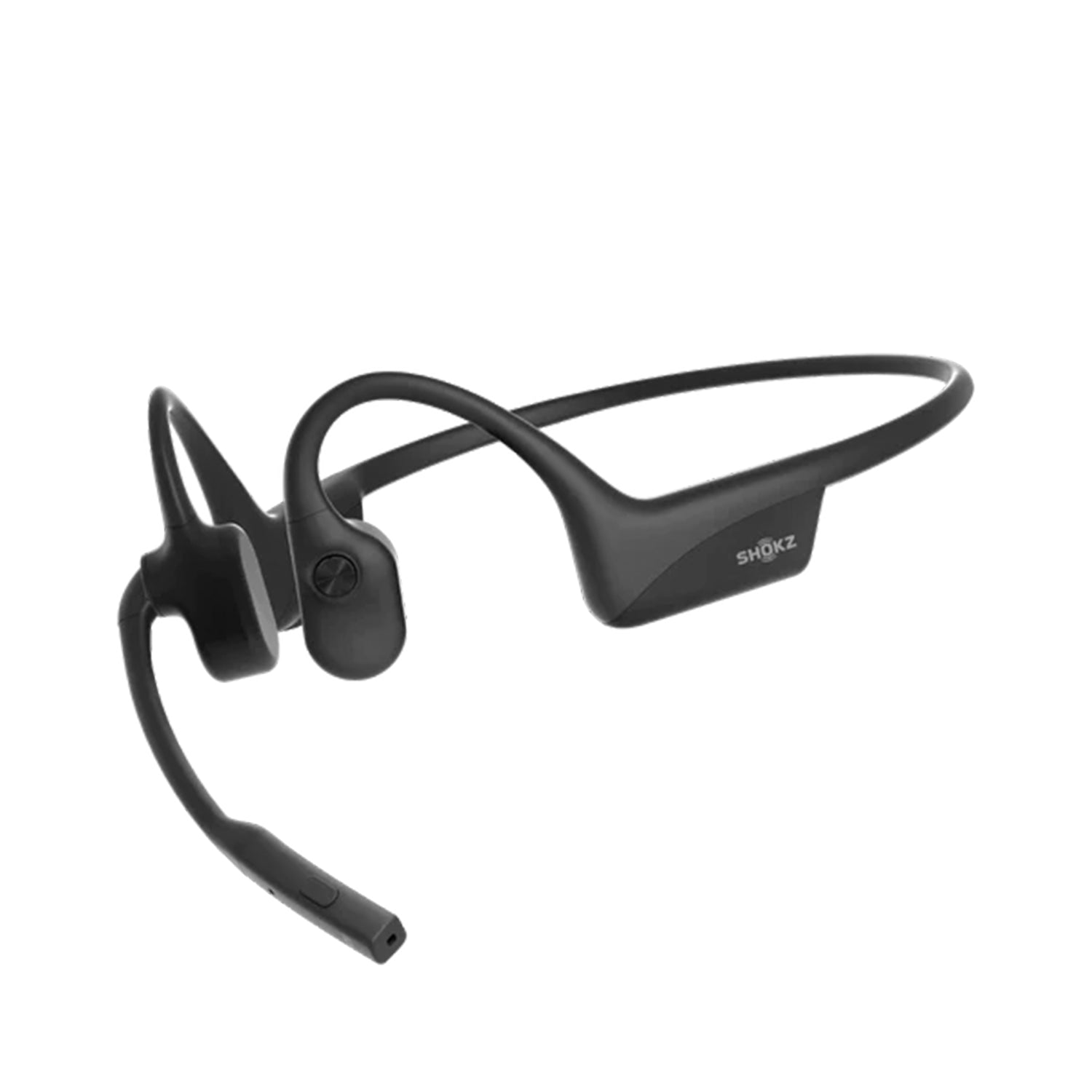 SHOKZ Opencomm 2 Open-Ear Bluetooth Headphones, 7th Generation Bone Conduction Technology With Adjustable, Dual Noise-Canceling Microphone