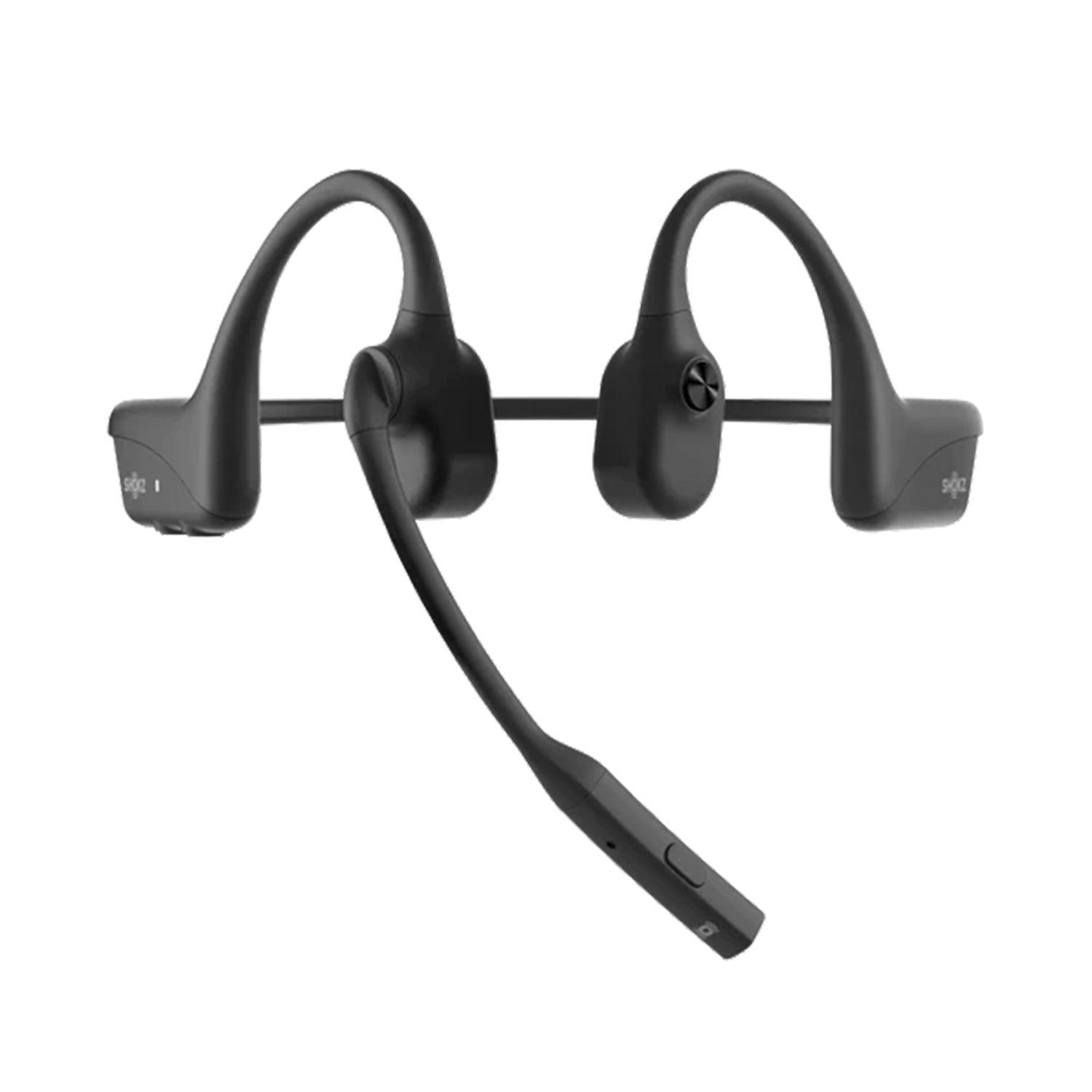 SHOKZ Opencomm 2 Open-Ear Bluetooth Headphones, 7th Generation Bone Conduction Technology With Adjustable, Dual Noise-Canceling Microphone