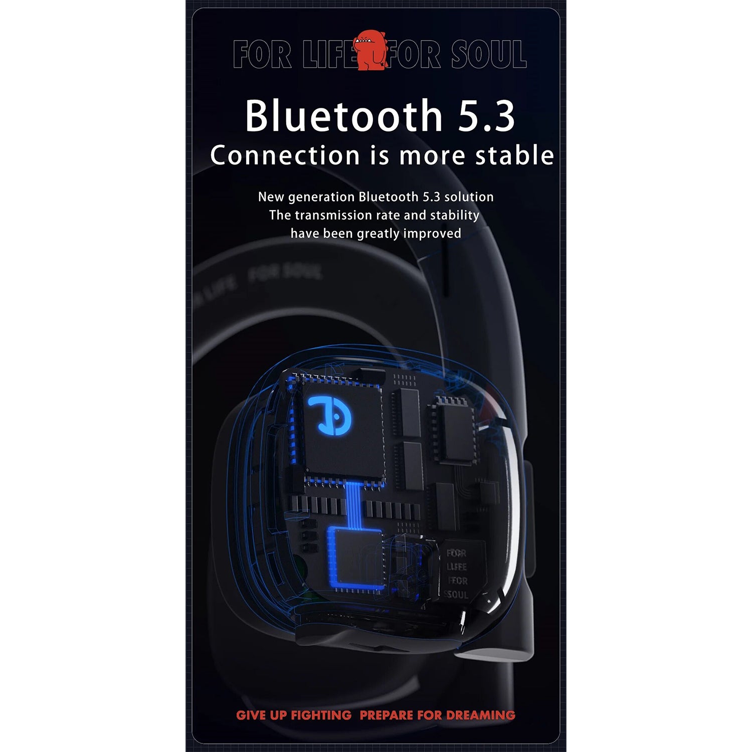 O2W SELECTION DMOOSTER BH330 Open-Ear Bluetooth Sports Wireless Earphones, Black