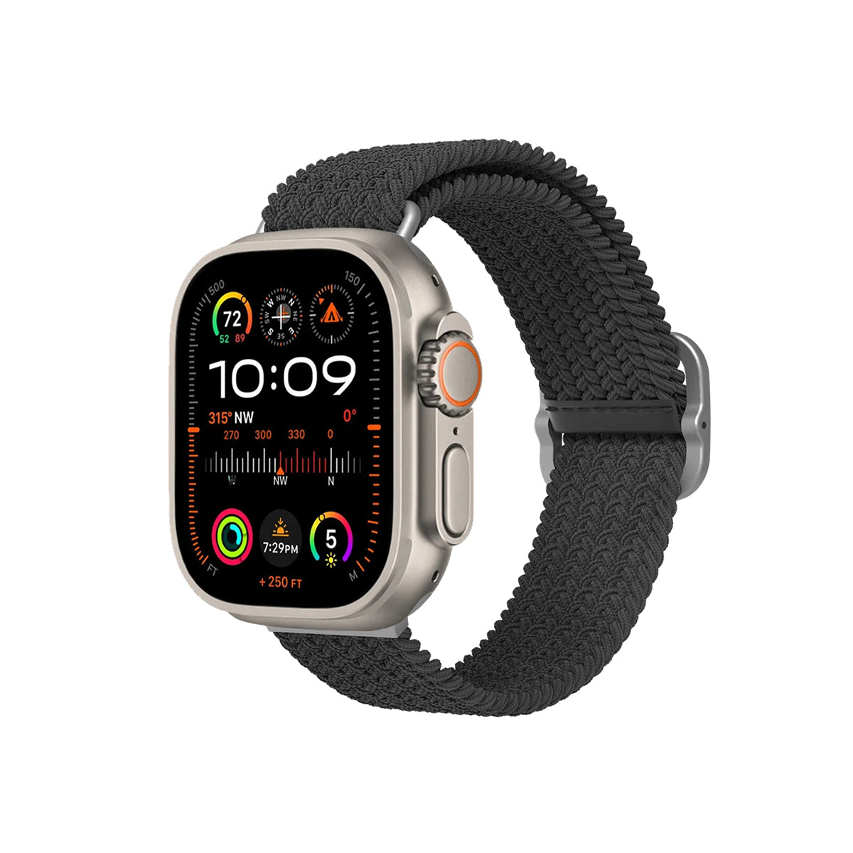 RhinoShield Braided Band for Apple Watch Series Ultra 2 / Ultra / 9/8 / 7 / SE / 3 [42/44 / 45 / 49mm & 38/40 / 41mm] [Apple Watch Strap]
