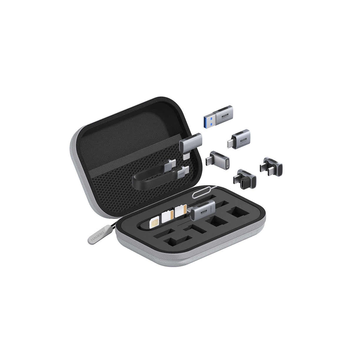 O2W SELECTION HAGIBIS TGM30 USB-C Adapter Kit Storage Case