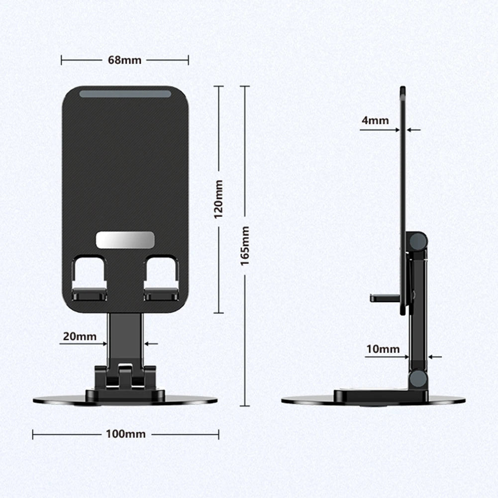 O2W SELECTION URANUS TS5 Desktop Phone Holder, Black