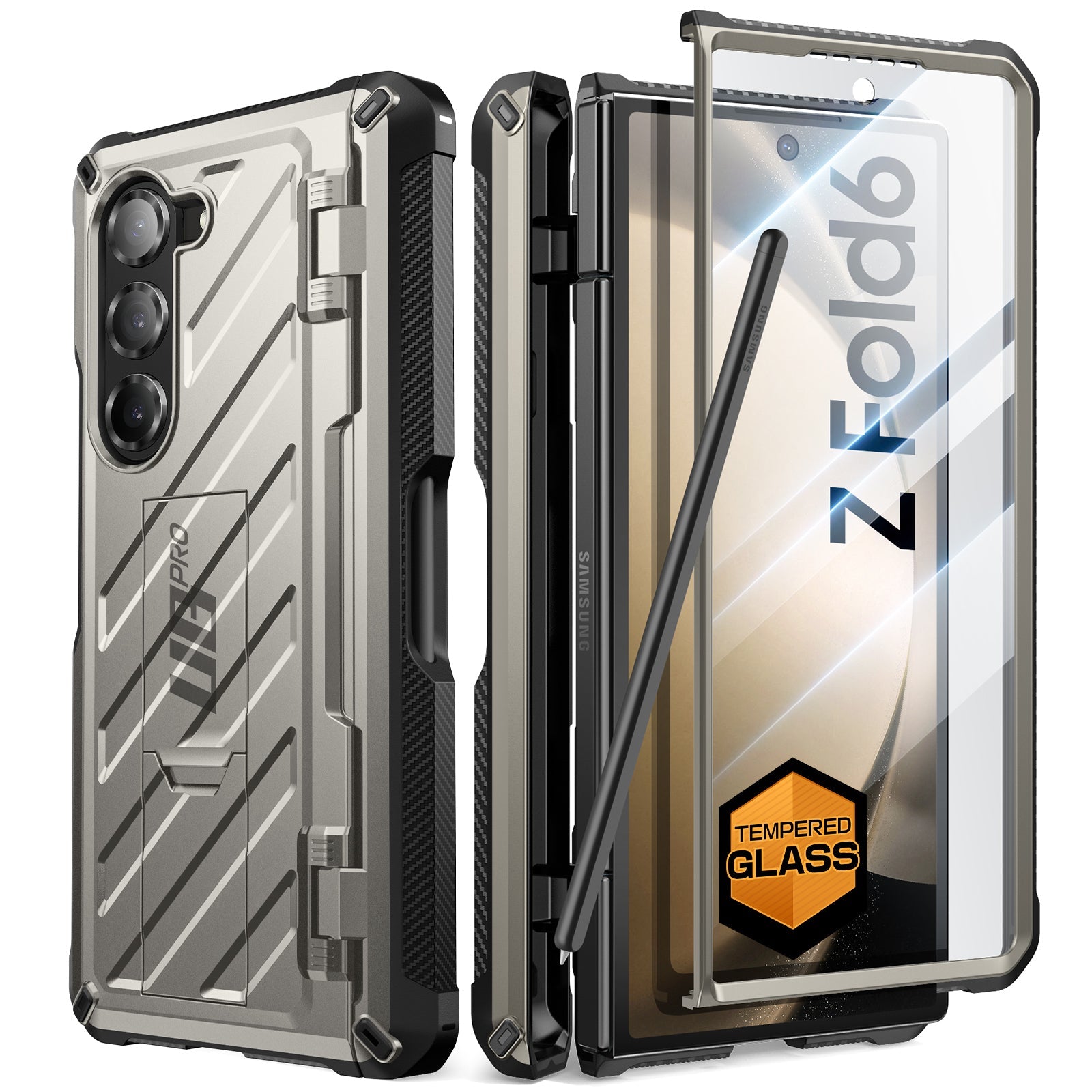 SUPCASE Unicorn Beetle Pro Series Case for Samsung Galaxy Z Fold 6 5G (2024), Full-Body Dual Layer Rugged Protective Case with Built-in Screen Protector