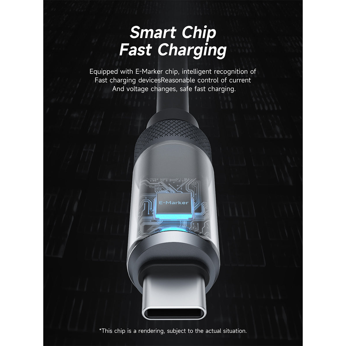 HAGIBIS SX03S 240W 480Mbps C to C Fast Charging Cable 1m with LED Display