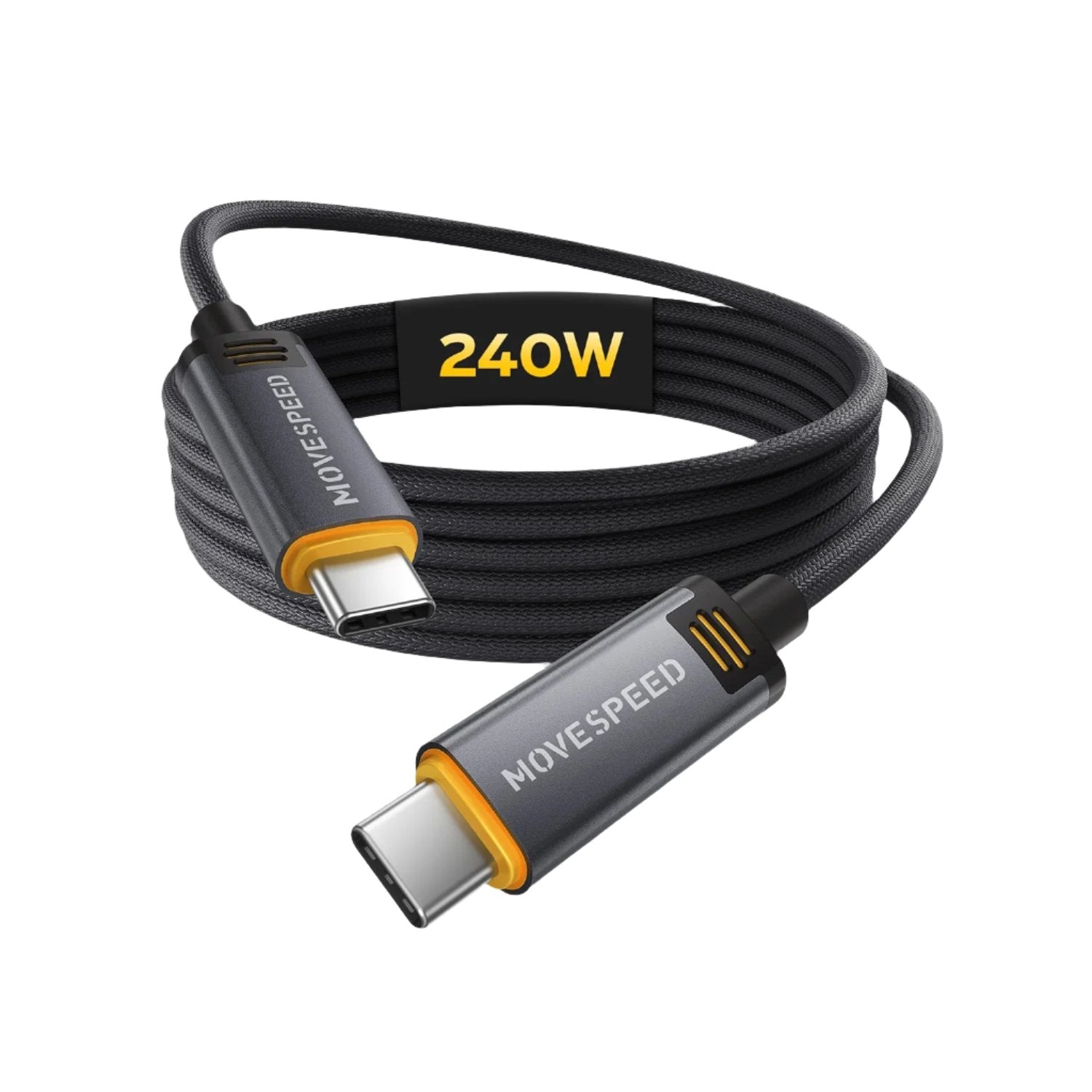 O2W SELECTION MOVESPEED C10G24 240W 40Gb 8HZ Type C-C Full-Featured Data Charging Cable