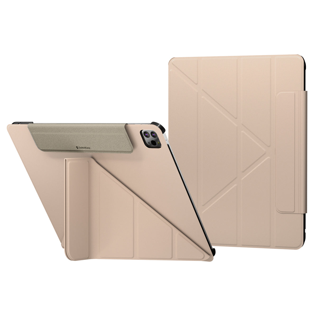 SwitchEasy Origami Protective Case for iPad Pro 11" & 13" M4 (2024) Foldable Folio Cover with Stand, Magnetic Attachment, Slim Lightweight Design