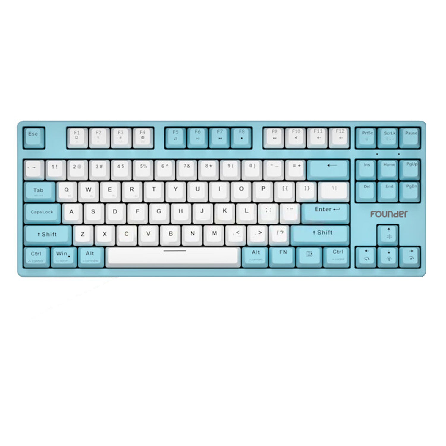 O2W SELECTION FOUNDER GK87 Three-mode Mechanical Keyboard