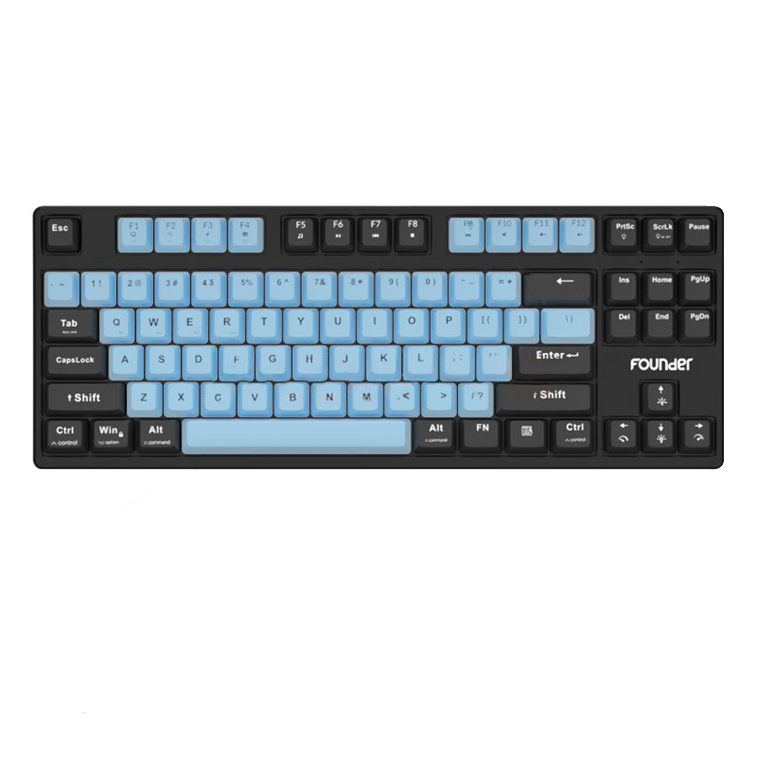 O2W SELECTION FOUNDER GK87 Three-mode Mechanical Keyboard