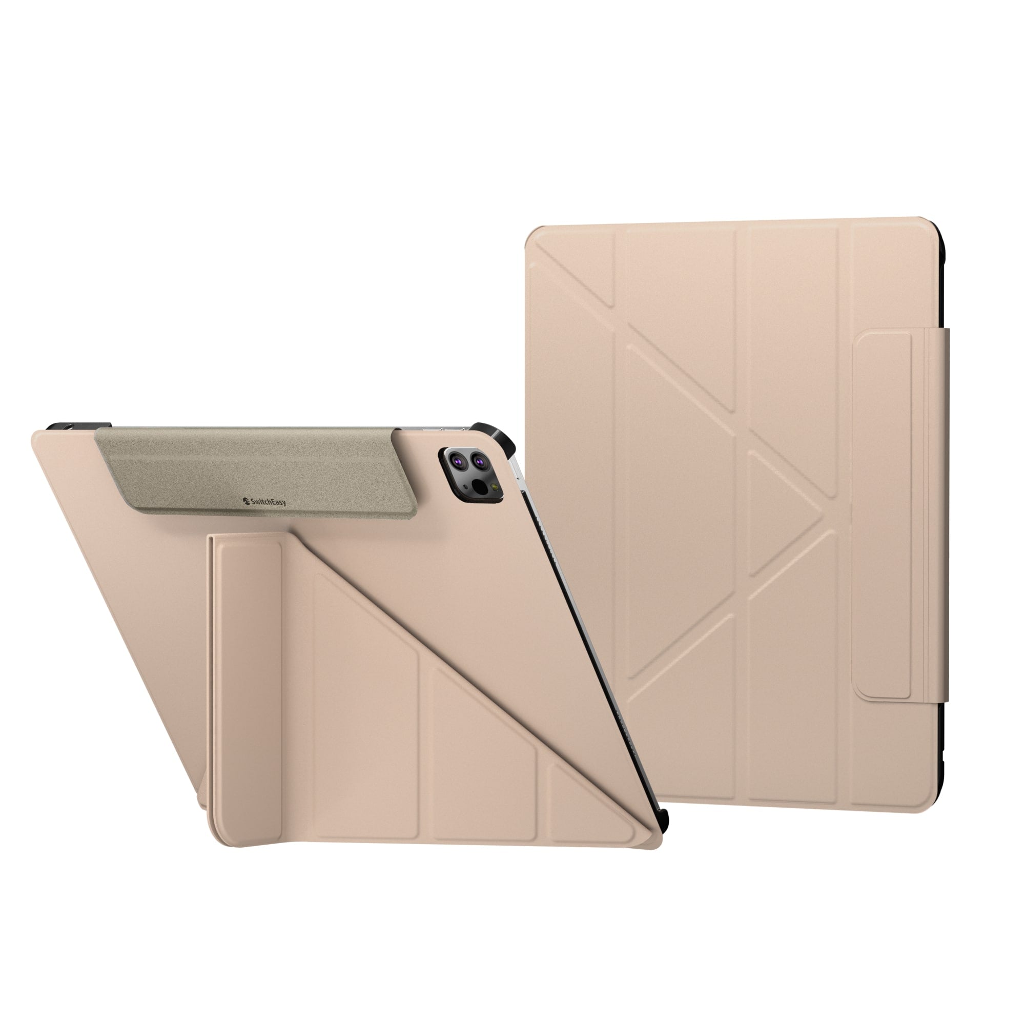 SwitchEasy Origami Protective Case for iPad Pro 11" & 13" M4 (2024) Foldable Folio Cover with Stand, Magnetic Attachment, Slim Lightweight Design