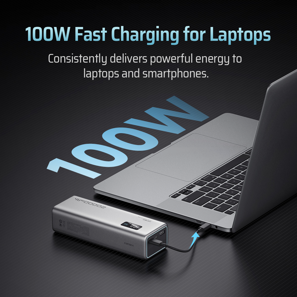 O2W SELECTION CUKTECH 15 PB200P 150W 20000mAh Power Bank with 2C1A