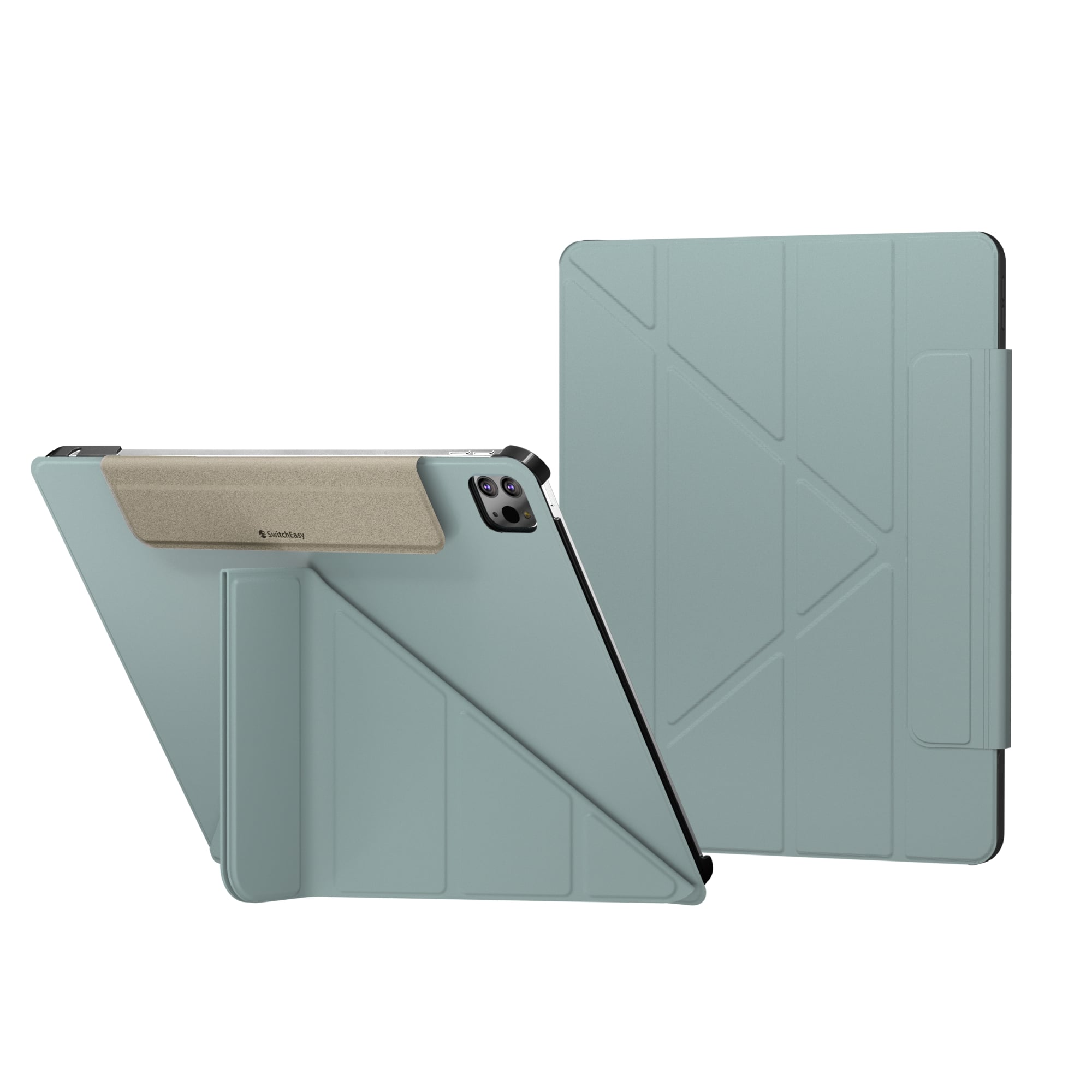 SwitchEasy Origami Protective Case for iPad Pro 11" & 13" M4 (2024) Foldable Folio Cover with Stand, Magnetic Attachment, Slim Lightweight Design