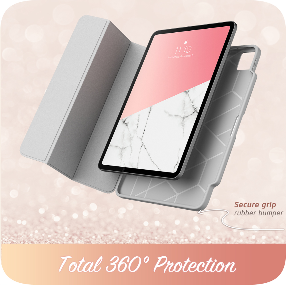 i-Blason Cosmo Series Slim Full-Body Trifold Stand Protective Case Cover with Auto Sleep/Wake & Pencil Holder Protective Case with Pencil Holder for iPad Pro 11" /13"2024