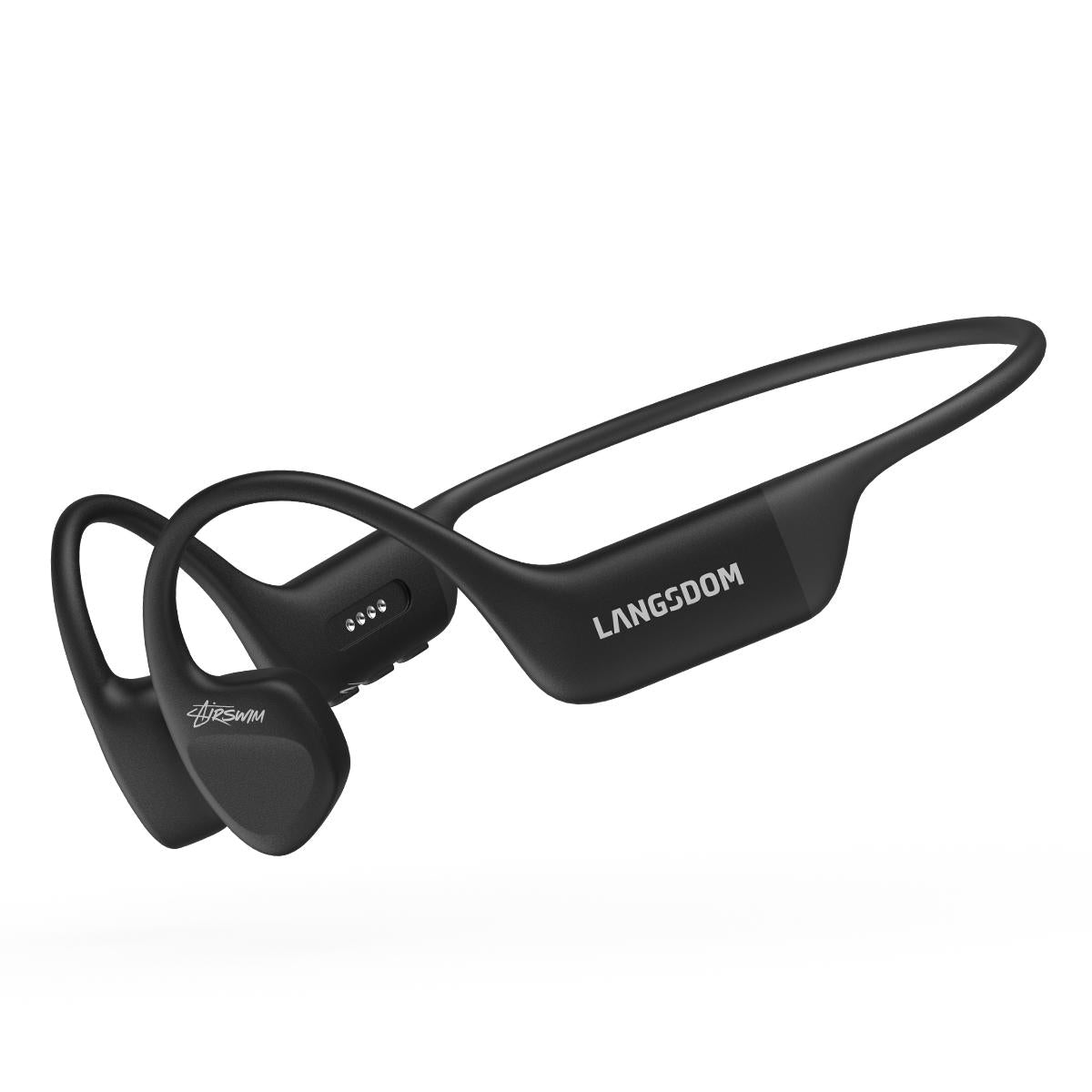 LANGSDOM AirSwim BE15 Bone Conduction Swimming Sports Headphones Bluetooth V5.4 IPX8