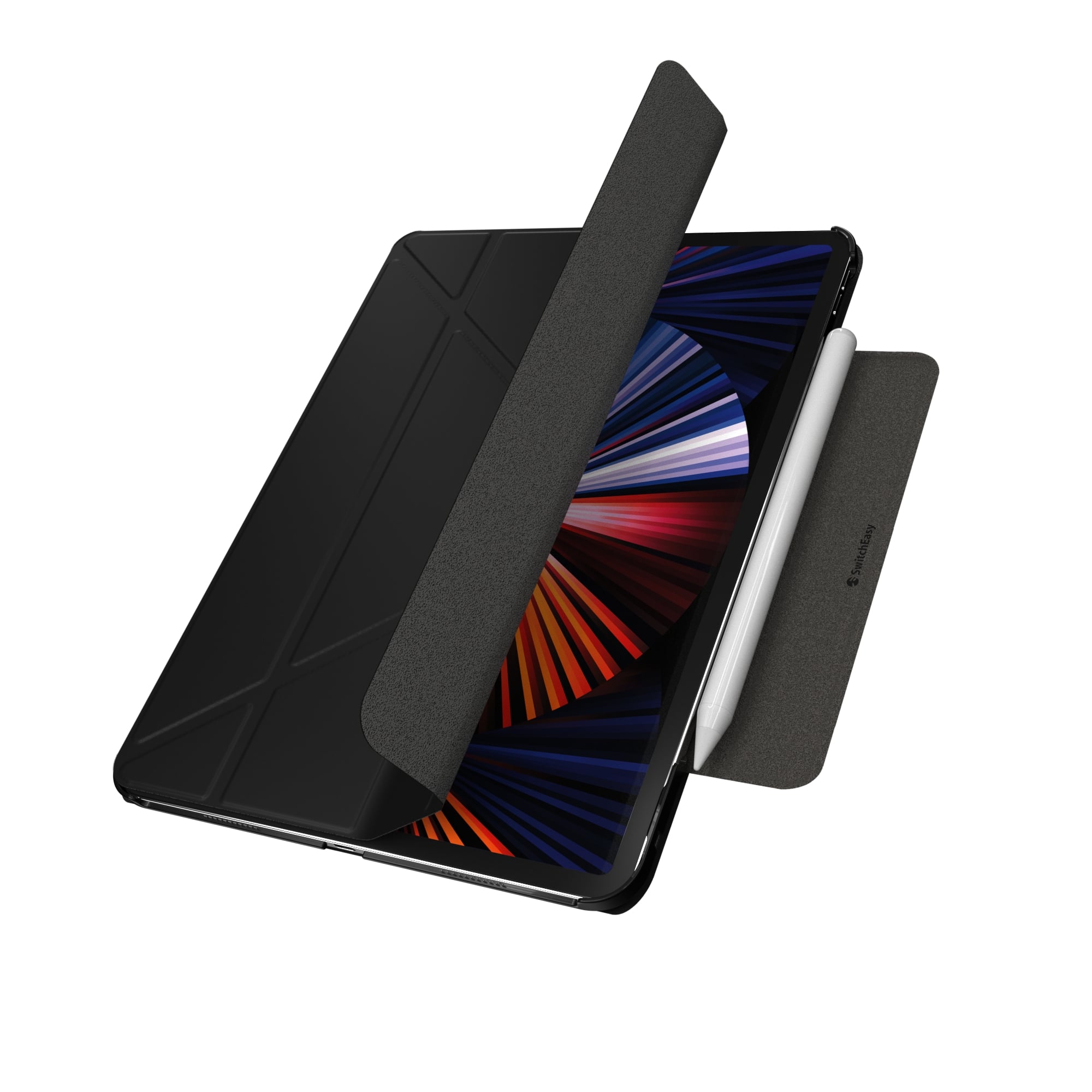 SwitchEasy Origami Protective Case for iPad Pro 11" & 13" M4 (2024) Foldable Folio Cover with Stand, Magnetic Attachment, Slim Lightweight Design