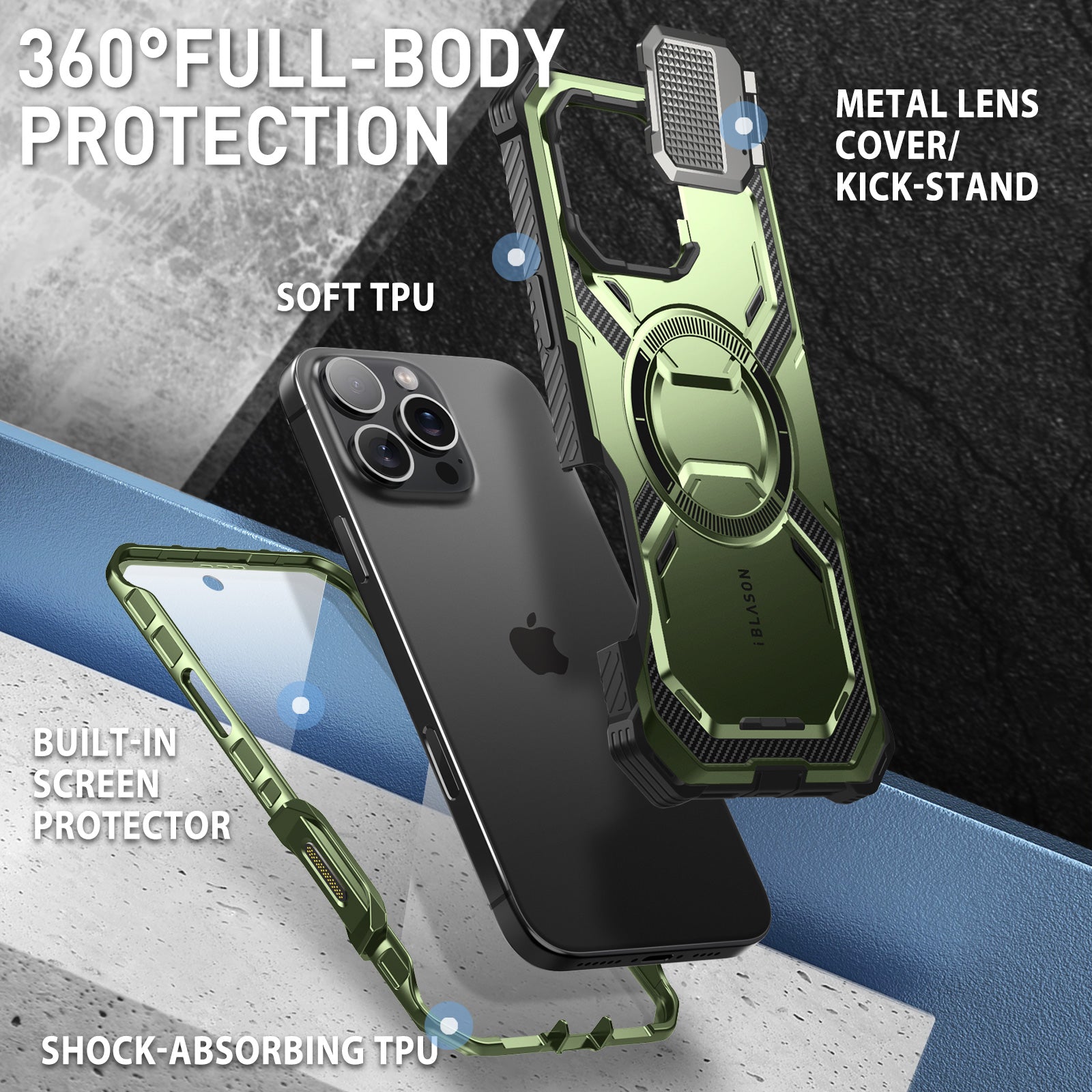 i-Blason Armorbox Case for iPhone 16 Series