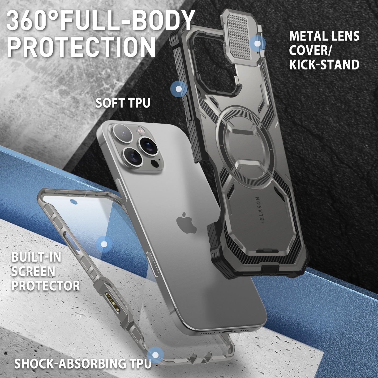 i-Blason Armorbox Case for iPhone 16 Series