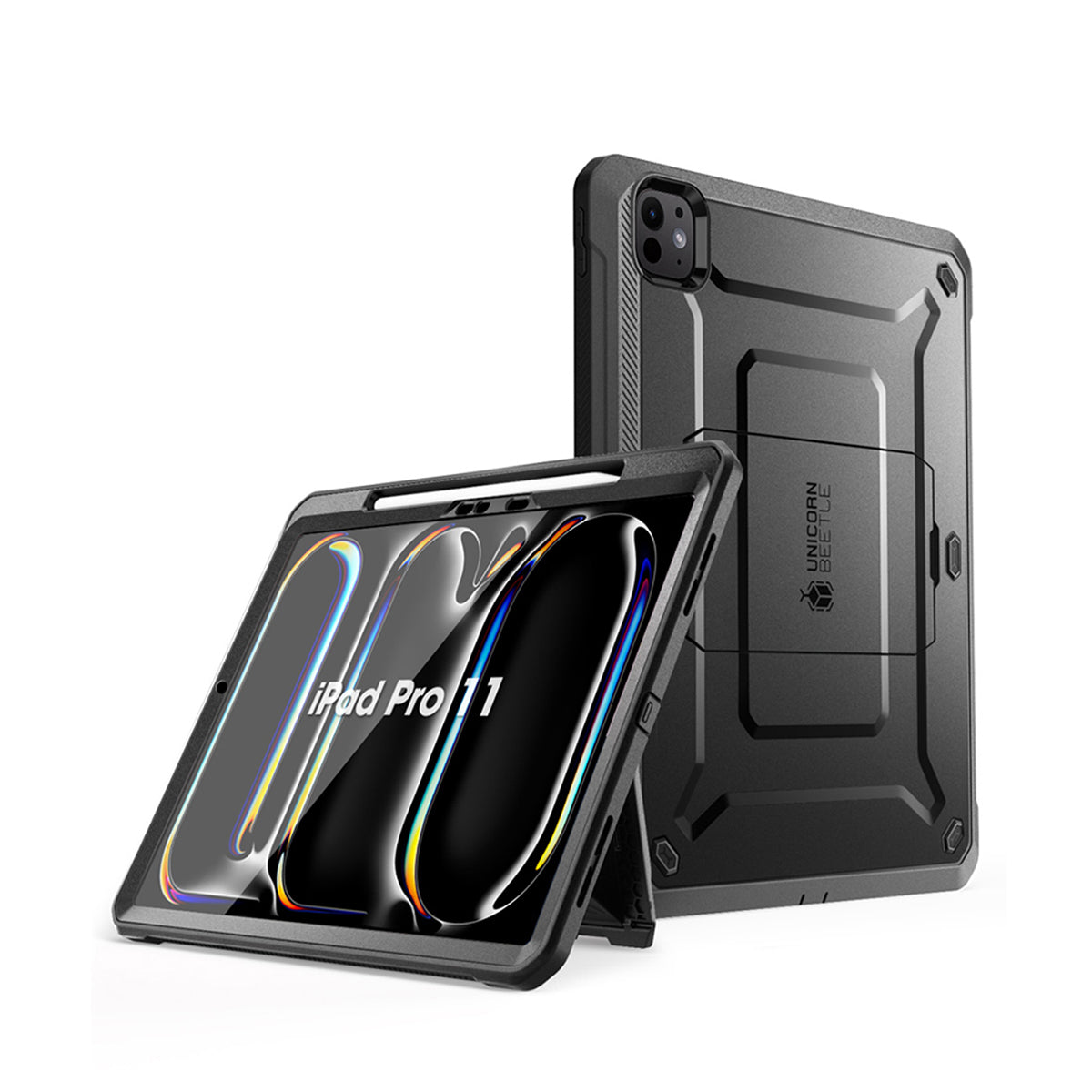 Supcase Unicorn Beetle Pro Series Full-Body Rugged Case with Kickstand, Military Grade Drop Protection, Kids iPad Cover for iPad Pro 11"/13"(2024) with Pencil Holder & Built-in Screen Protector