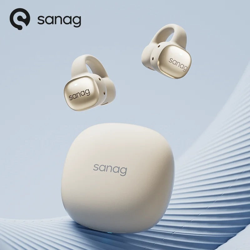 O2W SELECTION SANAG S-S5S Clip-on Air-Bone Conduction Lightweight Sport Wireless Bluetooth Headphones