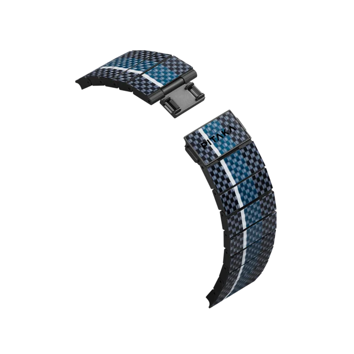 PITAKA Weaving+ Limited Edition Poetry of Things ChromaCarbon Watch Band for Apple Watch All Sizes, Moon