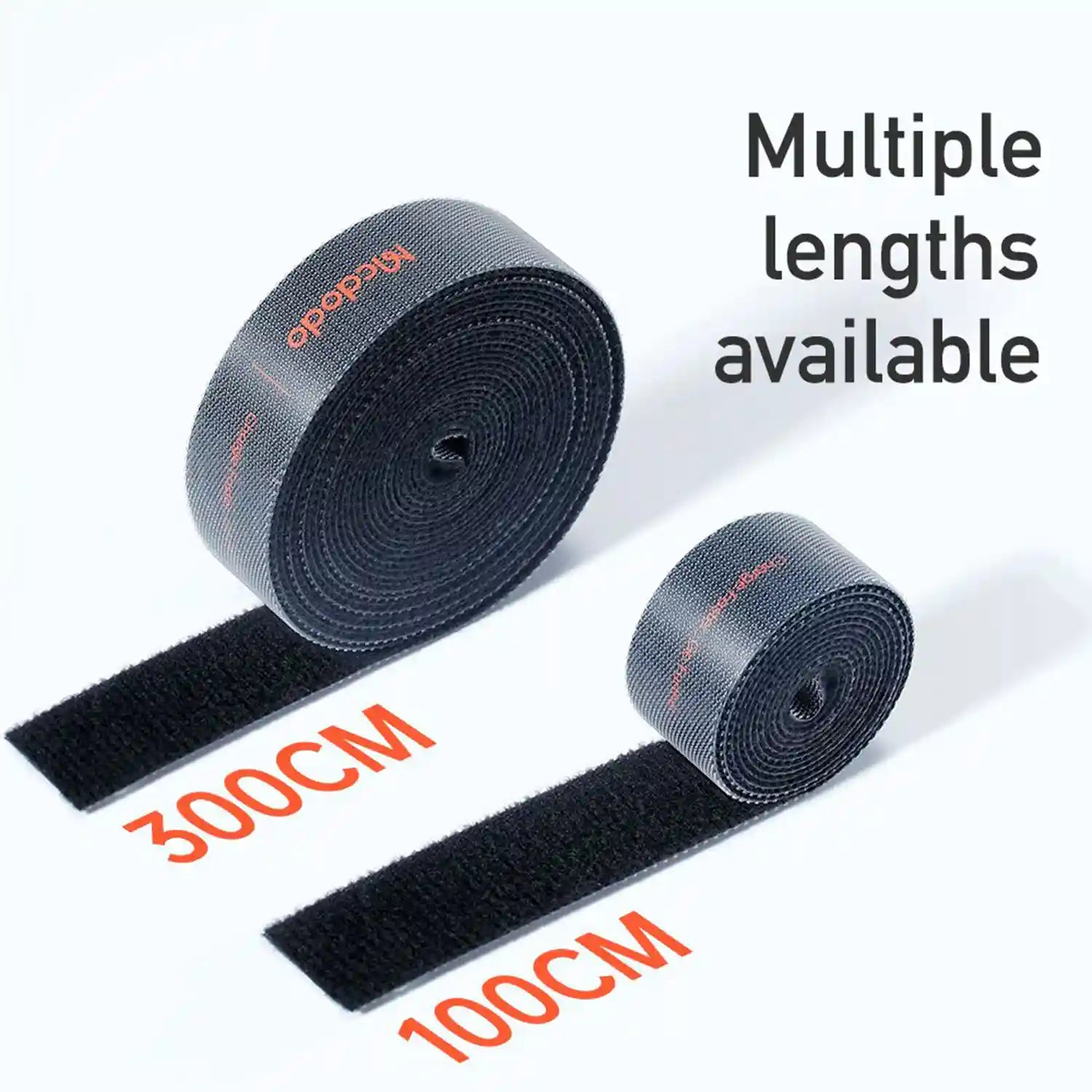Mcdodo Velcro Ctraps for Cable 1m / 3m, Black