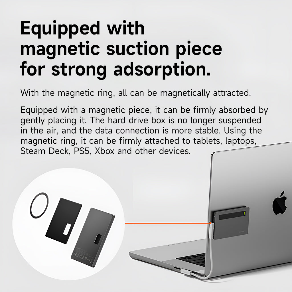 Shargeek Sharge Disk Plus M.2 NVMe SSD Enclosure with Active Cooling System Ultra-Slim Data Solution