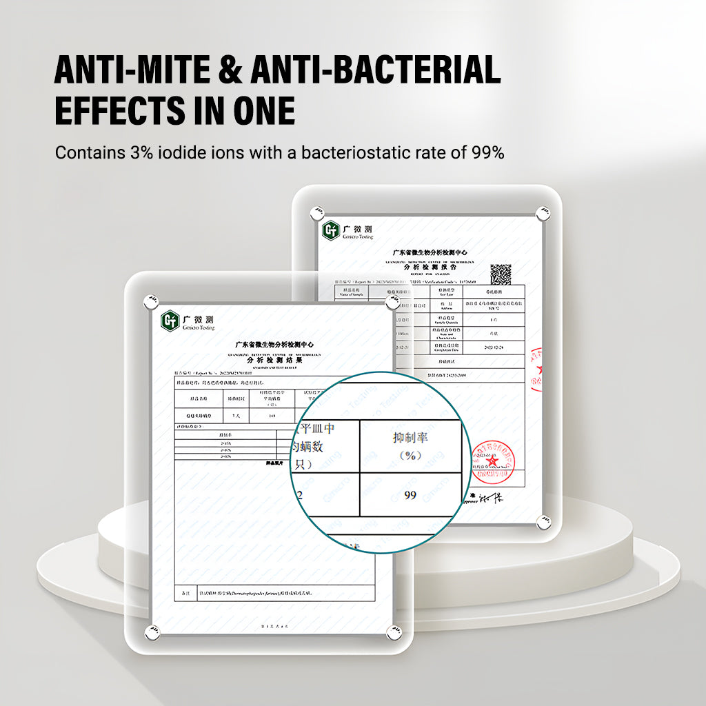 FaSoLa Iodine Ion Mite Removal Pads, White