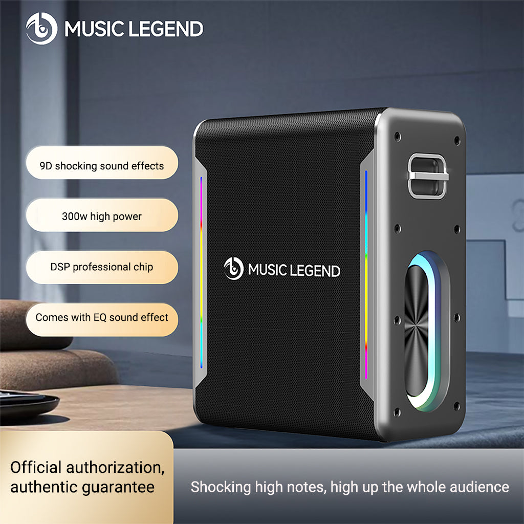 MUSIC LEGEND V8 Pro Bluetooth Speaker With 2 Microphones