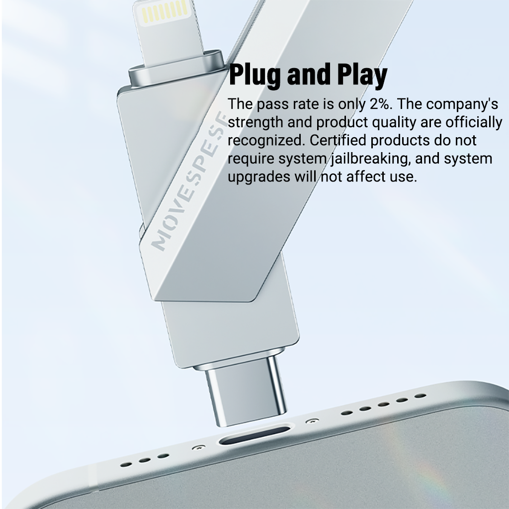 O2W SELECTION MOVESPEED Third-Generation Technology Apple USB Flash Drive