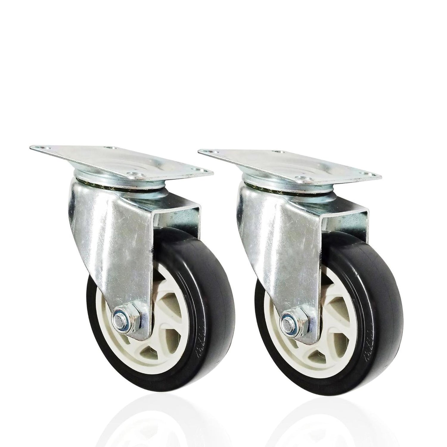 300KG Trolley 5 INCH PU Caster Wheels Front and Rear Wheels Default OEM 