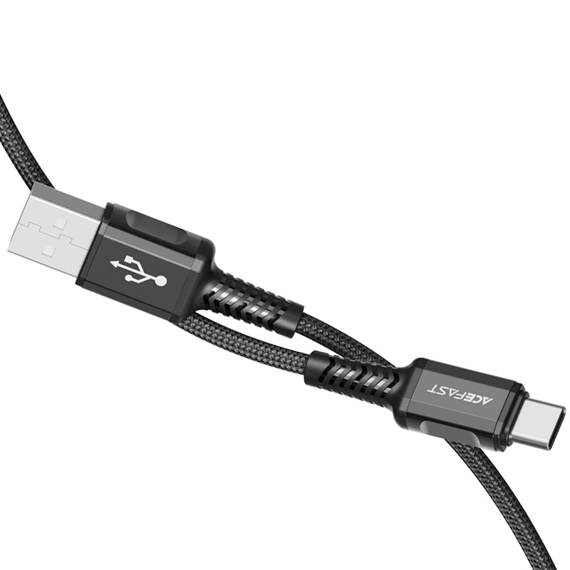 ACEFAST C1-04 USB-A To USB-C Aluminum Alloy Charging Data Cable ONE2WORLD 