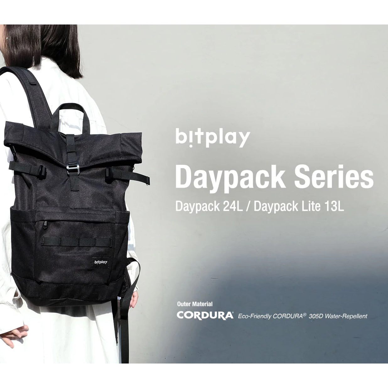 Bitplay Daypack Lite 13L CORDURA® 305D Fabric Water-Repellent Lightweight Backpack V2 Backpacks Bitplay 