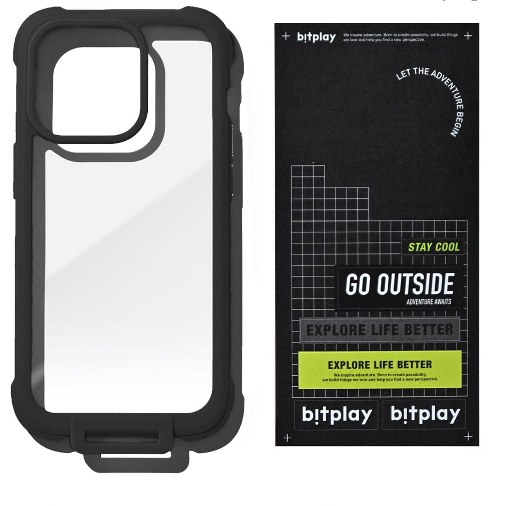 Bitplay Wander Case with Sticker Pack for iPhone 14 Series Mobile Phone Cases Bitplay Black iPhone 14 6.1" 