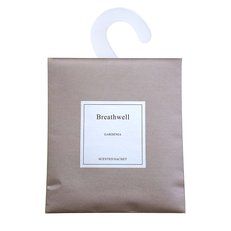 Breathwell Hanging Wardrobe Fragrance Bag Insect-Proof Closet Deodorant Freshener Car Scent Bag Sachet Scent Bag Breathwell Gardenia 