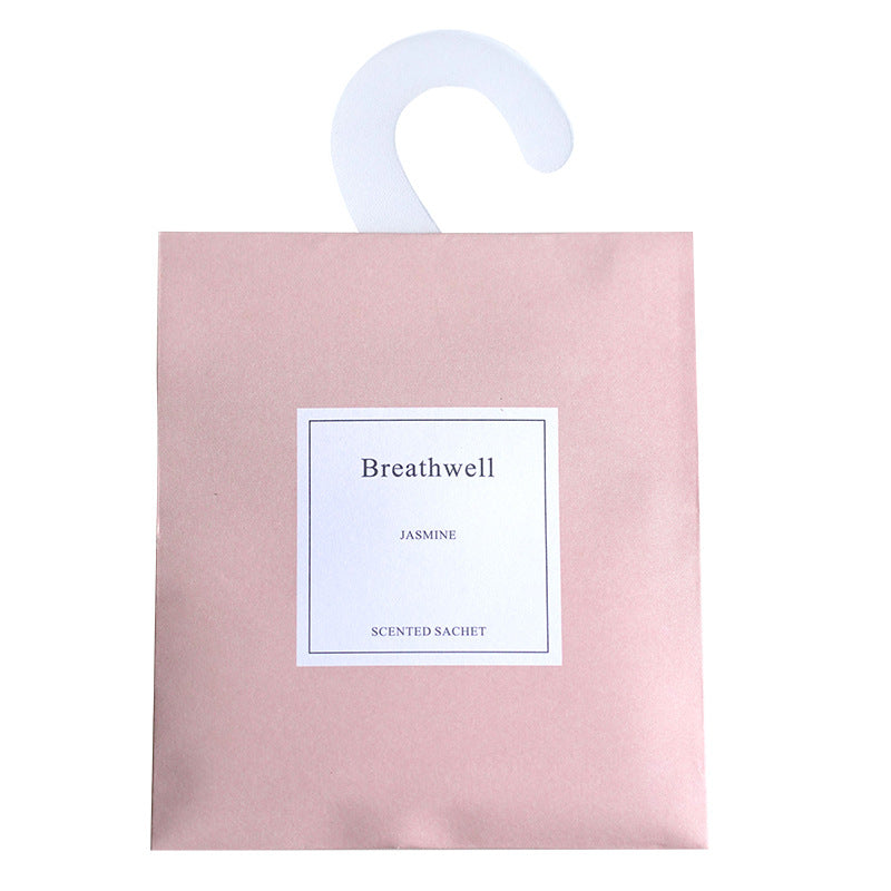 Breathwell Hanging Wardrobe Fragrance Bag Insect-Proof Closet Deodorant Freshener Car Scent Bag Sachet Scent Bag Breathwell Jasmine 