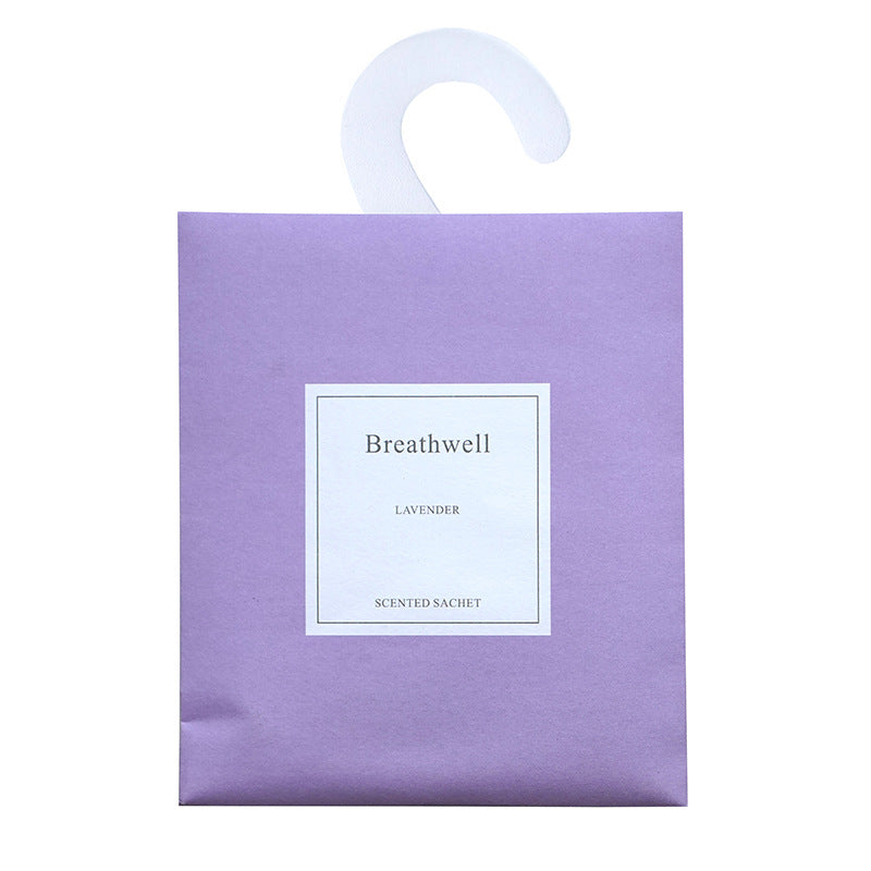 Breathwell Hanging Wardrobe Fragrance Bag Insect-Proof Closet Deodorant Freshener Car Scent Bag Sachet Scent Bag Breathwell Lavender 
