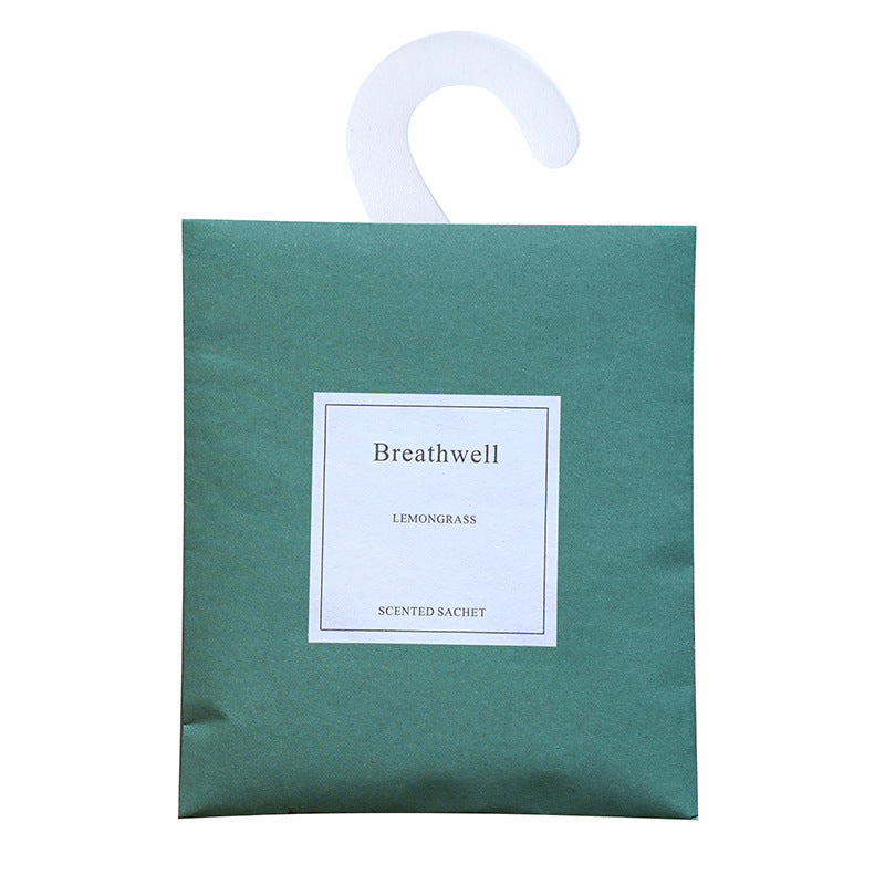 Breathwell Hanging Wardrobe Fragrance Bag Insect-Proof Closet Deodorant Freshener Car Scent Bag Sachet Scent Bag Breathwell Lemongrass 