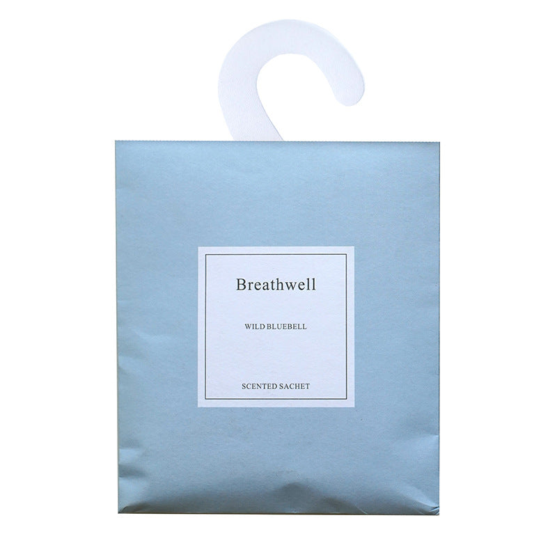 Breathwell Hanging Wardrobe Fragrance Bag Insect-Proof Closet Deodorant Freshener Car Scent Bag Sachet Scent Bag Breathwell Wild Bluebell 