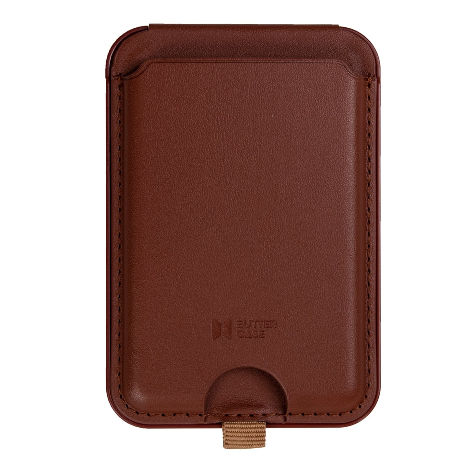 BUTTERCASE Magnetic Card Wallet with Stand ONE2WORLD Saddle Brown 