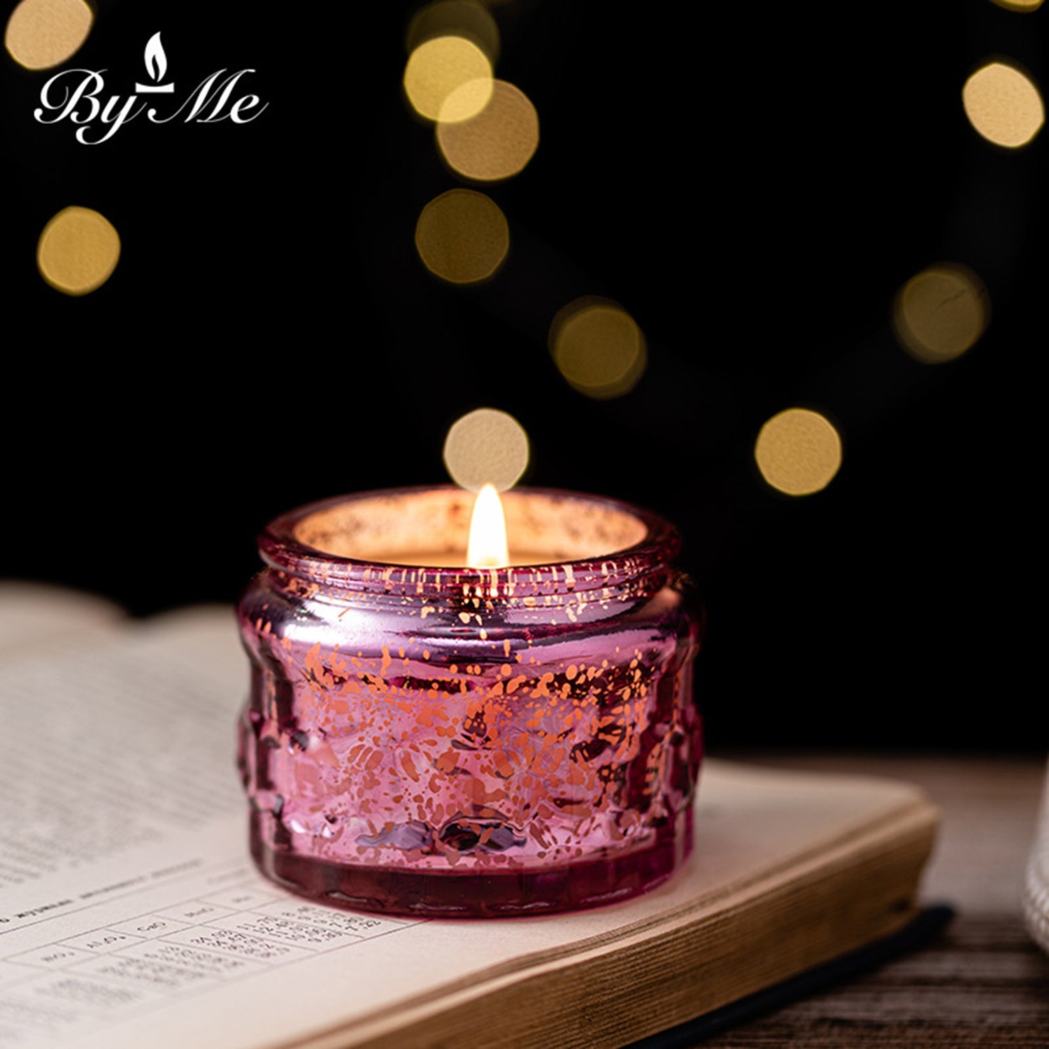 BYME Scented Candle Soy Wax Creative Romantic Starry Sky Cup Handmade Aromatherapy Candle Gift Ideas Small Size Scented Candle BYME 